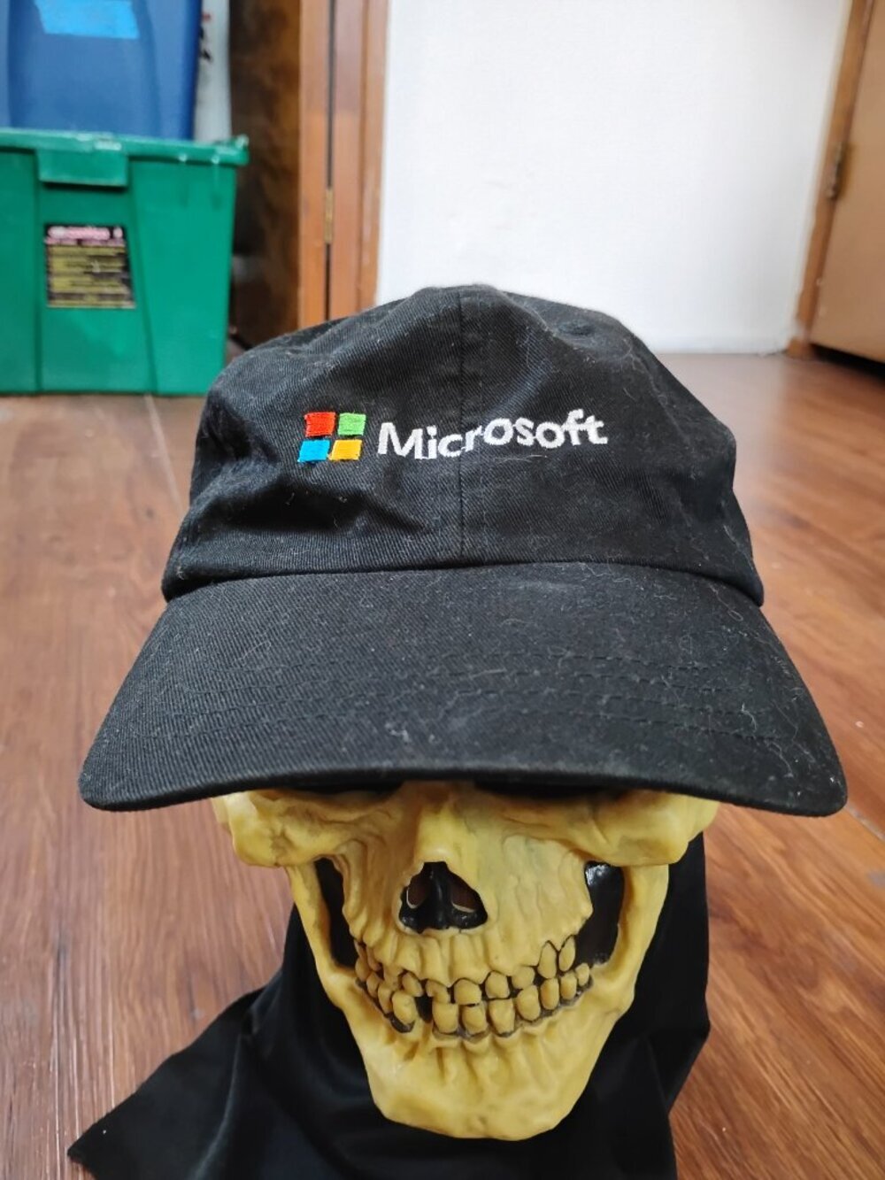 Vintage Microsoft Logo Strap Back Hat Cap